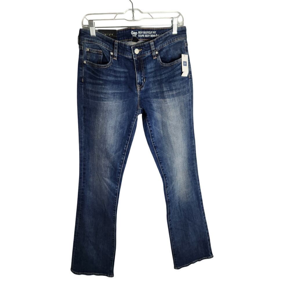 GAP sexy bootcut womens jeans sz 6L nwt no distressing classic preppy tall - Picture 1 of 11